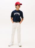 Blue Tricou Cu Logo De Tip Universitar  Baieti