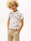 Multi Tricou Cu Guler Rotund Si Imprimeu  Baieti