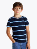 Multi Tricou Cu Guler Rotund Si Dungi  Baieti