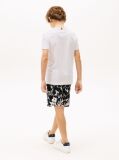 Alb Tricou Cu Logo Palmier  Baieti
