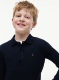 Blue Tricou Polo Pique Cu Maneca Lunga Regular  Baieti