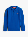 Blue Tricou Polo Pique Cu Maneca Lunga Regular  Baieti