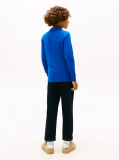 Blue Tricou Polo Pique Cu Maneca Lunga Regular  Baieti