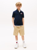Blue Tricou Polo Regular Fit Cu Signature Logo  Baieti