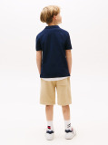 Blue Tricou Polo Regular Fit Cu Signature Logo  Baieti