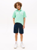 Verde Tricou Polo Regular Fit Cu Mix Logo  Baieti