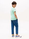 Verde Tricou Cu Maneca Scurta Si Print Grafic Texturat  Baieti
