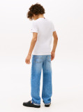 Alb Tricou Cu Maneca Scurta Si Print Grafic Texturat  Baieti