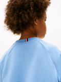 Blue Tricou Cu Maneci Raglan Si Mix Logo  Baieti