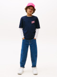 Blue Neon Graphic T-Shirt Short Sleeve  Boys