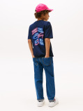 Blue Neon Graphic T-Shirt Short Sleeve  Boys
