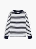 Multi Tricou Cu Maneci Lungi Croiala Lejera Si Imprimeu In Dungi  Baieti