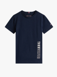 Blue Contrast Logo Graphic T-Shirt  Boys