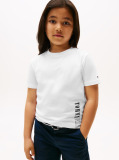 White Contrast Logo Graphic T-Shirt  Boys