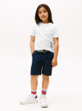 White Contrast Logo Graphic T-Shirt  Boys