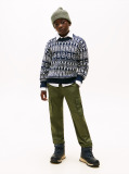 Multi Pulover Tricotat Cu Guler Rotund Si Model Fair Isle  Baieti