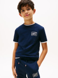 Blue Varsity TH Signature Logo Flag T-Shirt  Boys