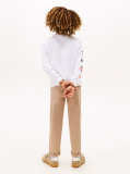 White Multi-Badge Long Sleeve T-Shirt  Boys