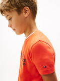 Portocaliu NYC Grafic Tricou Cu Maneca Scurta  Baieti