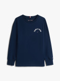 Blue Take A Hike Print Tricou Cu Maneca Lunga  Baieti