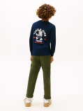 Blue Take A Hike Print Tricou Cu Maneca Lunga  Baieti