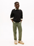 Green Essential Herringbone Cargo Trousers  Boys