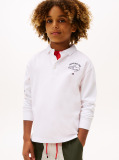 White Camp Tommy Multi Print Long Sleeve Polo  Boys