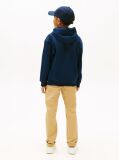 Blue Logo Print Fleece Hoody  Boys