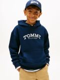 Blue Logo Print Fleece Hoody  Boys