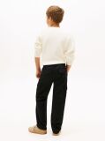 Negru Essential Pantaloni Cargo Cu Croiala Relaxed  Baieti