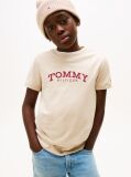 Beige Logo Print T-Shirt  Boys