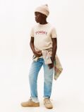 Beige Logo Print T-Shirt  Boys