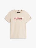 Beige Logo Print T-Shirt  Boys