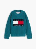 Blue Heritage Flag Chunky Knit Jumper  Boys