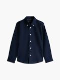 Blue Camasa Din Poplin De Bumbac Elastic  Baieti