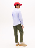 Blue Camasa Din Poplin De Bumbac Elastic  Baieti