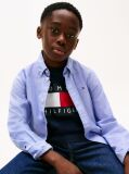 Blue Camasa Din Poplin De Bumbac Elastic  Baieti