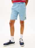 Denim Wavy Flag Herringbone Weave Relaxed Shorts  Boys