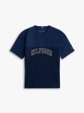 Blue Logo Peached Jersey V-Neck T-Shirt  Boys