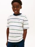 Grey Rugby Stripe Peached Jersey T-Shirt  Boys