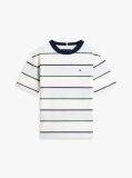 Grey Rugby Stripe Peached Jersey T-Shirt  Boys