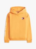 Orange Wavy Flag Terry Hoody  Boys