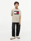 Beige Heritage Flag Print Jersey T-Shirt  Boys