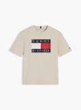 Beige Heritage Flag Print Jersey T-Shirt  Boys