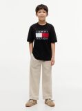 Negru Tricou Din Jersey Cu Imprimeu Heritage Flag  Baieti
