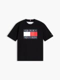 Negru Tricou Din Jersey Cu Imprimeu Heritage Flag  Baieti