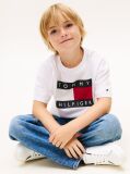Alb Tricou Din Jersey Cu Imprimeu Heritage Flag  Baieti