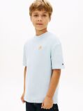 Blue Logo Embroidery Jersey Twill T-Shirt  Boys