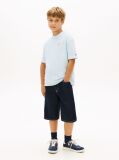 Blue Logo Embroidery Jersey Twill T-Shirt  Boys