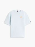 Blue Logo Embroidery Jersey Twill T-Shirt  Boys